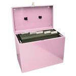 Cathedral File Box + 5 Files A4 Pink