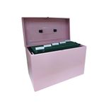 Cathedral File Box + 5 Files Fc Pink
