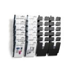 Durable Ptrt Lit Holder A4 Black Pk6