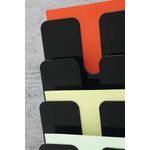Durable Ptrt Lit Holder A4 Black Pk6