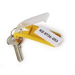 Durable Key Clip Assorted Pk6