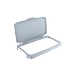 Durable 60L Hinged Gry Rcyc Bin Lid