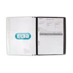 Elba Quotation Folder A4 Black Pk25