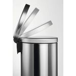 Durable Ssteel Pedal Bin Round 5L