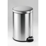 Durable Ssteel Pedal Bin Round 20L