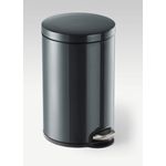 Durable Pedal Bin Metal Rnd 12L Cha