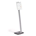 Durable Info Sign Floor Stand A4