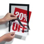 Duraframe Self-Adhesive A5 Black Pk2