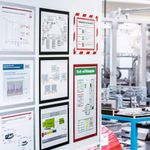 Durable Duraframe Magn A4 Red Pk5