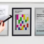 Durable Duraframe Magn A4 Slver Pk5