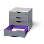 Durable Varicolor Safe 4 Drawer Unit