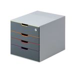 Durable Varicolor Safe 4 Drawer Unit