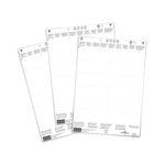Durable Insert Sheets 100X38Mm Pk240