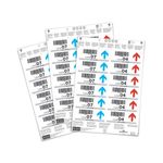 Durable Insert Sheets 100X38Mm Pk240