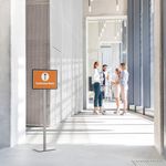 Durable Info Sign Floor Stand A3