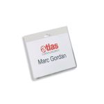 Name Badge Euro Perf 60X90Mm Pk5