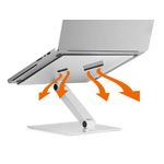 Durable Laptop Stand Rise Slver