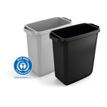 Durable Durabin Eco Bin Rect 60L Blk