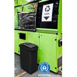 Durable Durabin Eco Bin Rect 60L Blk