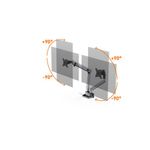 Select+ Mon Mount Arm 2 Screens 32In