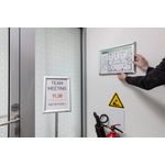 Durable Floor Infostand Alu-Snap A4