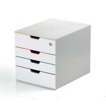 Durable Varicolor 4 Drawer Stor Orgn