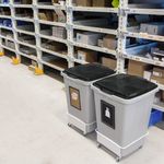 Lid Durabin Eco Square Bin 90Ltr Blk