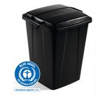 Lid Durabin Eco Square Bin 90Ltr Blk