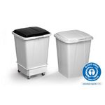 Lid Durabin Eco Square Bin 90Ltr Blk