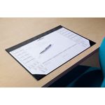 Durable Calendar Dsk Mat 590X420 Blk