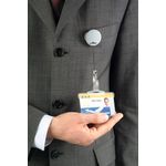 Durable Hd Badge Reel Fastener Pk10