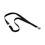 Durable Lanyard 15Mm Black Pk 10