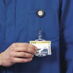 Durable Badge Reel Charcoal Pk10