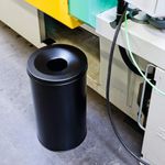 Durable Fire Exting Mtl Bin 60L Blk