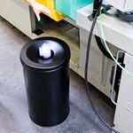 Durable Fire Exting Mtl Bin 60L Blk