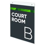 Deflecto A4 Wall Sign Holder Portrai