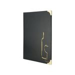 Securit Basic Range Wine Card A4 Blk