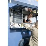 Securit Woody Chalkbrd Chalk Mkr Blk