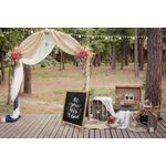 Securit Duplo Pavement Chalkbrd Teak