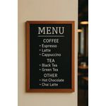 Wall Mount Chalkboard 300X400Mm Tea