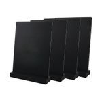 A4 Countertop Chalkboard Blk Pk4