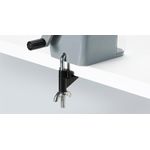 Dahle Desktop Sharpenr W/Clamp Gy/Bk