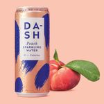 Dash Spkg Water Peach 330Ml Pk12