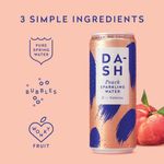Dash Spkg Water Peach 330Ml Pk12