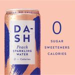 Dash Spkg Water Peach 330Ml Pk12