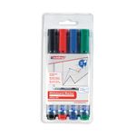 Edding 360 Drywipe Marker Ast Pk4