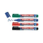 Edding 360 Drywipe Marker Ast Pk4