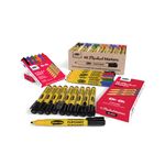 Show-Me Flipchart Markers Black Pk10