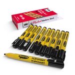 Show-Me Flipchart Markers Black Pk10