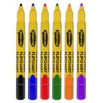Show-Me Flipchart Markers Ast Pk6